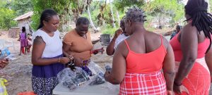 We were blessed with a donation of new sunglasses for the ministry. For some of these ladies this was their first pair!